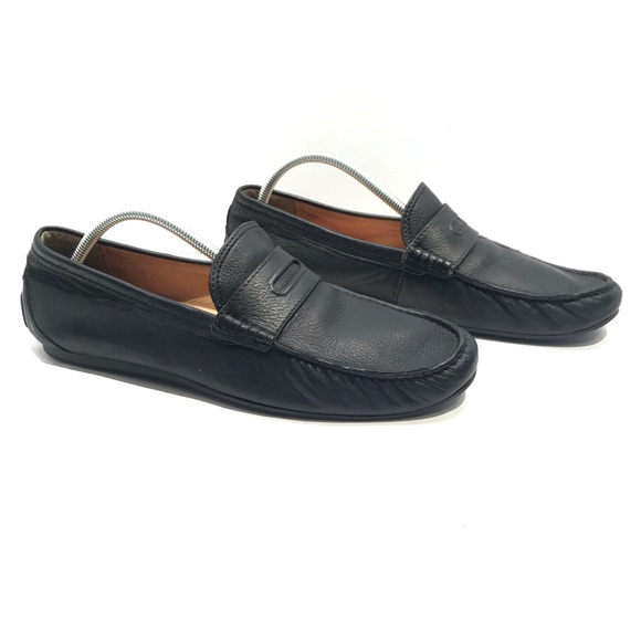 SOLD Coach Jarad Black Leather Driver Moccasin - Picture 2 of 7